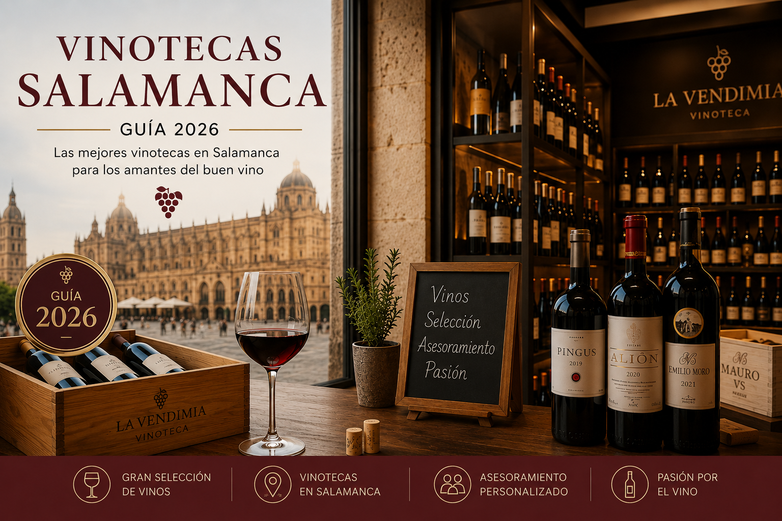 Vinoteca la Vendimia, la mejor vinoteca de Salamanca