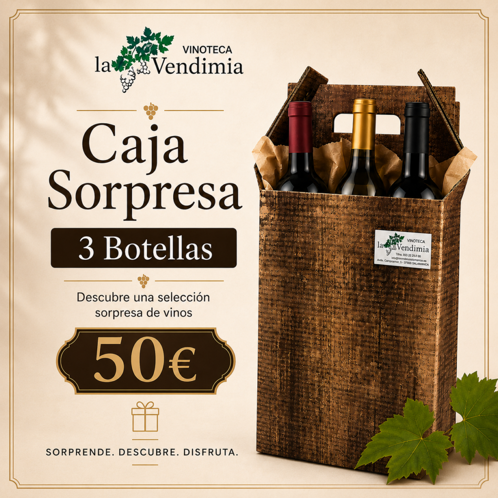 3 vinos únicos en una sola caja. El regalo original para cada ocasión.