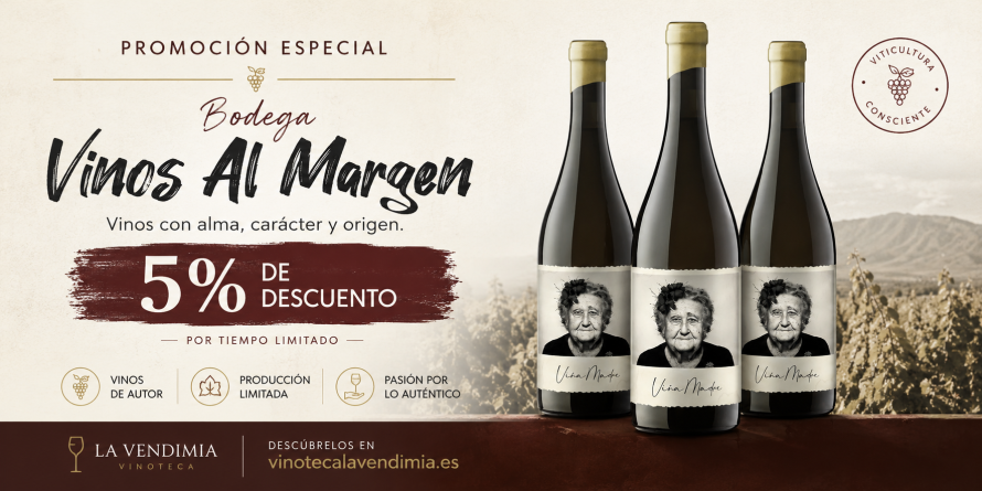 5% descuento promoción Bodega Vinos Al Margen